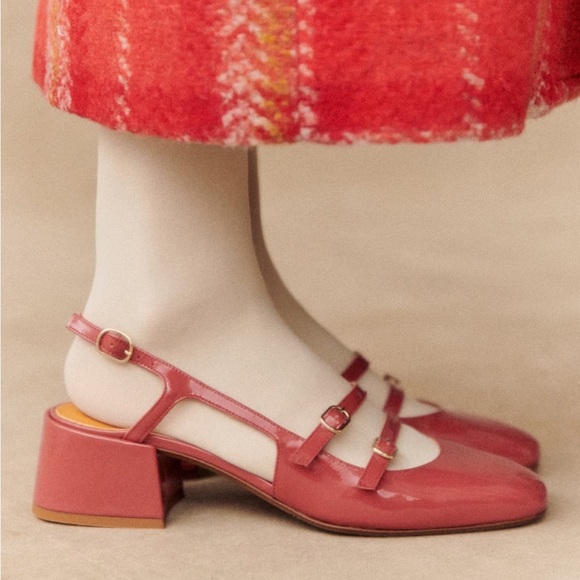 NWOT Sezane Paula Babies Heels - Picture 4 of 7